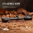 Air Rifle Scope Airsoft Sniper Pellet Gun Bb Blue Reticle 3-9x40 E
