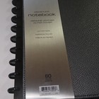 Tul Discbound Notebook Gunmetal Gray Pebbled Leather Cover Letter Size