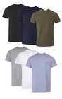 Hanes 6-pack Mens T-shirt Tee Moisture-wicking 100  Cotton Medium  hb11 