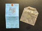 Vtg Delaware State De 1999 Paper Fishing License Tag