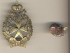 Russian Imperial Antique  Bronze Badge Order Medal 4 Jaeger  Regiment    1228 