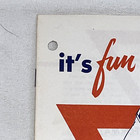 Ymca Booklet 1960 It   s Fun To Swim The Y   s Way Rules Tips Safety