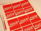 199 Coca Cola Classic Soda Stickers Coca Cola Usa Adv Sheet 