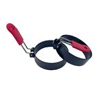 2pcs set Round Egg Fried Mold Pancake Shaper Egg Rings Kitchen Tool With Handle