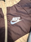 Nike Boys  Windbreaker Jacket Full Zip  Light Blue blue Lightweight Size M