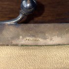 Vintage German Silver Mesh Purse Clutch Bag Art Nouveau