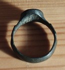 Authentic Medieval Christian Ring  Lamb Of God   Fishing Net  Silver  Wearable
