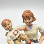 Loving Family Vintage Figures Dollhouse Mother   Son Boy Girl Doll Toy Figure 86
