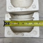 Vintage Ceramic Slip Casting Mold Mini Pot Planter Ribbed 99