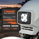 Nicecnc Led Rally Headlight 3600lm 50w Off Road Lamp For Honda Xr650l 1993-2025