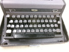 Vintage 1948 Royal Quiet De Luxe Portable Typewriter W  Case Works   A-1663382