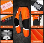 Chainsaw Chaps 40-42  8 Layers Heavy Duty Chain Saw Pants Safety Apron Adjustabl