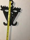 Antique Vtg Cast Iron Trivet Ornate Unique 7 75    Hot Plate Sad Iron 3 Leg Stand