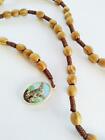 Catholic St michael The Archangel Rosary Olive Wood Beads Medjugorje 