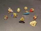Vintage Royal Order Of Jesters Pins Lot Of 10 Masonic Freemason