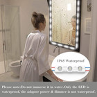 Led Vanity Mirror Lights With Rf Remote  Dimmable Hollywood Style 13ft 4m   Bath