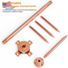 Lightning Rod Copper Lightning Rod Protection System W 60 Ft 6awg Down Conductor
