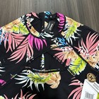 Hurley Swimsuit Women   s Small Floral Multicolor Hana Crossover Yoke Surfsuit L s