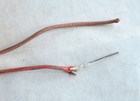 20 Feet Vintage Western Electric Brown 2-conductor Cloth Silk Electronics Wire
