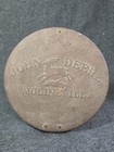 Vintage John Deere Moline  Ill 4 Legged Deer Corn Planter Seed Box Lid