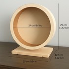 Large Wooden Hamster Exercise Wheel For Guinea Pigs  Rats  Hedgehogs  Chinchilas