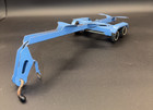 Vtg 1960 s Blue Tonka Boat Trailer Pressed Metal For Parts Only Bent At Hitch