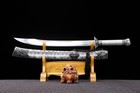 Battle Chinese Kung Fu Dao Wushu Sword 1095 Carbon Steel Blade Sharp Broadsword