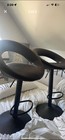 Set Of 2 Bar Stools Adjustable Height Dining Swivel Pub Kitchen Counter Chairs