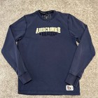 Vintage Abercrombie   Fitch Long Sleeve Shirt Muscle Men Size Large Distressed