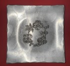 Wendell August Forge Hammered Aluminum Blossom Coaster Trinket Dish 4 5    Vintage