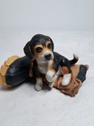 Princeton Gallery  take Me Along  Beagle Dog And Boot  Figurine 1990 Porcelain