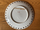 Vintage Gold-rimmed Decorative Floral Plate