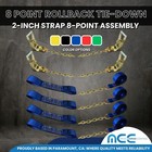 8 Point Rollback Tie Down Kit W  Chain Ends For Car Hauler Tow Truck Towing 14 
