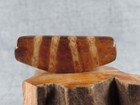 Energy Banded Tibetan Old Agate Dzi Bead Ritual Totem Amulet Pendant Tibet Gzi A