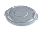 Rubbermaid Commercial Brute 10 Gallon Round Lid - Gray  fits 2610 Bin    2609