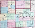 1873 Campbell Missouri County Map Howell Oregon Shannon Current River Eminence