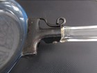 Pyrex Flameware 7  Pan Blue Tint Glass Skillet With Detachable Handle  817-b