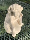 Stunning Vintage Hand Carved Golden Retriver Dog