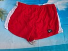 Vintage 1980 s Macgregor Red Gray  Nylon Men s Shorts Medium