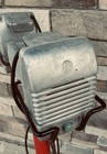 Vintage Original Rca Drive In Movie  Speakers   Working W pole And Base
