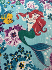 Disney Vera Bradley Little Mermaid Ariel Blanket 78x50 Plush Throw Flounder