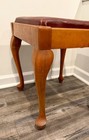 Vintage Singer Sewing Stool With Storage Cushion Chair Seat Queen Anne No  40