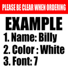 Personalized Custom Vinyl Lettering Decal Sticker Window Text Name Truck Car Wal