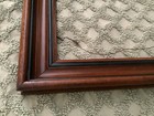 Vintage Solid Wood Dark Brown Wall Frame Picture For Painting Art