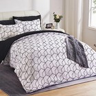  Printed Duvet Cover Size With Zipper Closure   8 Corner King Infinite Cube