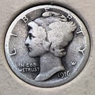 1916 P Mercury Dime  Nice Better Early Date 
