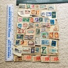 Rare Lot Of 57 Vintage Foreign Country Stamps Mixed Cancelled Used Collectable