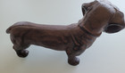 Antique Cast Iron Dachshund Dog Door Stop