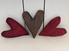 Handmade Primitive Winter valentine Day Heart Bowl Fillers