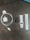 Apple Watch Series 4 44mm Silver Aluminum Case With White Sport Band Gps   Lte